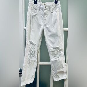 L’AGENCE Distressed Denim Jeans